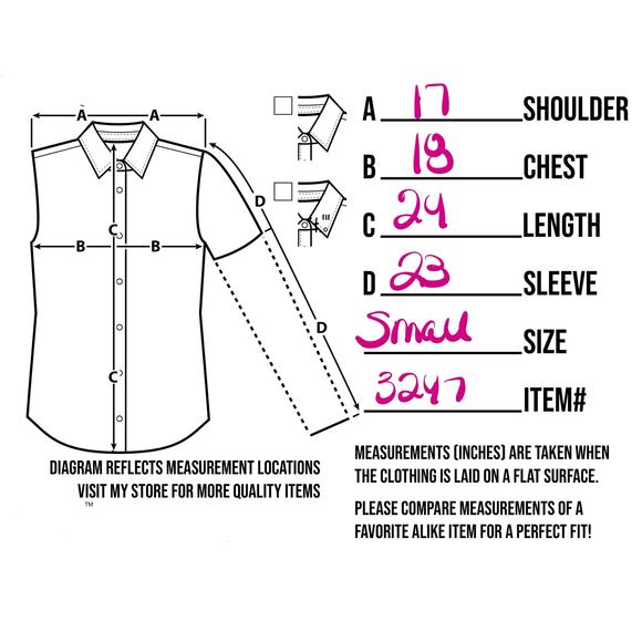 American Rag‎ Chambray and Lace Crocheted Button-Down Top Shirt - Small - Picture 2 of 12